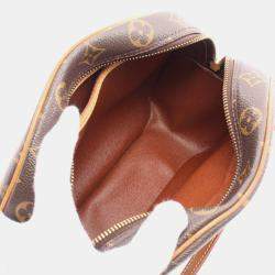 Pre Owned Louis Vuitton Blois Brown Monogram Canvas Shoulder Bag
