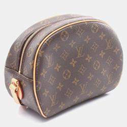 Pre Owned Louis Vuitton Blois Brown Monogram Canvas Shoulder Bag