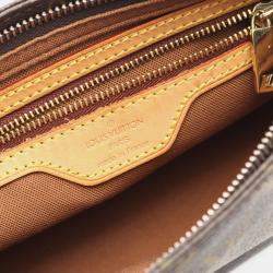 Pre Owned Louis Vuitton Trotter Monogram Canvas Shoulder Bag