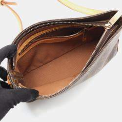 Pre Owned Louis Vuitton Trotter Monogram Canvas Shoulder Bag