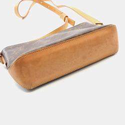 Pre Owned Louis Vuitton Trotter Monogram Canvas Shoulder Bag