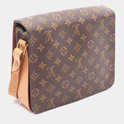 Louis Vuitton Cartouchiere GM Shoulder Bag  Monogram Canvas Brown