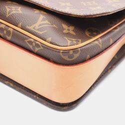 Louis Vuitton Cartouchiere GM Shoulder Bag  Monogram Canvas Brown