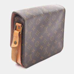 Pre Owned Louis Vuitton Cartouchiere MM Monogram Canvas Shoulder Bag