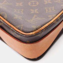 Pre Owned Louis Vuitton Cartouchiere MM Monogram Canvas Shoulder Bag