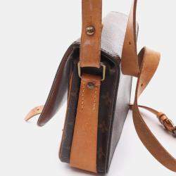 Pre Owned Louis Vuitton Cartouchiere MM Monogram Canvas Shoulder Bag