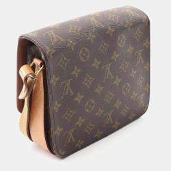Pre Owned Louis Vuitton Cartouchiere MM Monogram Canvas Shoulder Bag