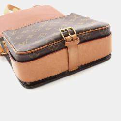 Pre Owned Louis Vuitton Cartouchiere MM Monogram Canvas Shoulder Bag