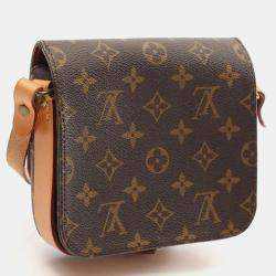 Pre Owned Louis Vuitton Cartouchiere PM Monogram Canvas Shoulder Bag
