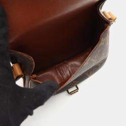 Pre Owned Louis Vuitton Cartouchiere PM Monogram Canvas Shoulder Bag