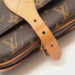 Pre Owned Louis Vuitton Cartouchiere PM Monogram Canvas Shoulder Bag