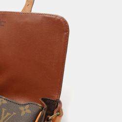 Pre Owned Louis Vuitton Cartouchiere PM Monogram Canvas Shoulder Bag