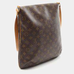 Pre Owned Louis Vuitton Musette Monogram Leather Shoulder Bag