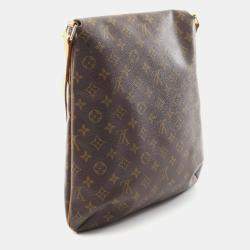 مملوكة مسبقًا حقيبة كتف لوي فيتون مونيجرام كانفاس موسيت