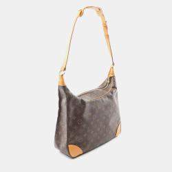 Pre Owned Louis Vuitton Boulogne 35 Monogram Leather Shoulder Bag