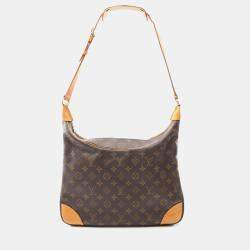 Pre Owned Louis Vuitton Boulogne 35 Monogram Leather Shoulder Bag