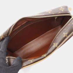 Pre Owned Louis Vuitton Trocadero 27 Monogram Canvas Crossbody Shoulder Bag