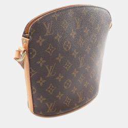 Pre Owned Louis Vuitton Drouot Monogram Canvas Shoulder Bag