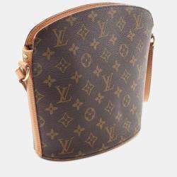 Louis Vuitton Drouot Brown Monogram Canvas Crossbody Bag