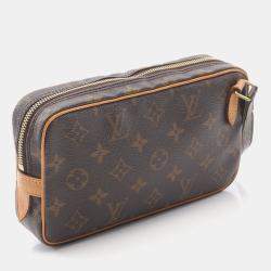 Pre Owned Louis Vuitton Marly Bandouliere Monogram Canvas Shoulder Bag