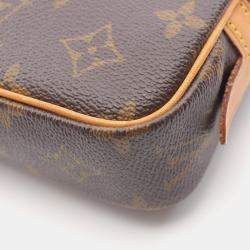 Pre Owned Louis Vuitton Marly Bandouliere Monogram Canvas Shoulder Bag