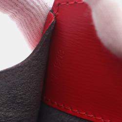 Pre Owned Louis Vuitton Cluny Red Epi Leather Castilian Red Shoulder Bag