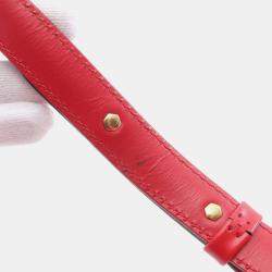 Pre Owned Louis Vuitton Cluny Red Epi Leather Castilian Red Shoulder Bag