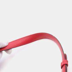 Pre Owned Louis Vuitton Cluny Red Epi Leather Castilian Red Shoulder Bag
