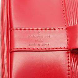 Pre Owned Louis Vuitton Randonnee PM Castilian Red Epi Leather Shoulder Bag