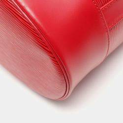 Pre Owned Louis Vuitton Randonnee PM Castilian Red Epi Leather Shoulder Bag