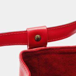 Pre Owned Louis Vuitton Randonnee PM Castilian Red Epi Leather Shoulder Bag