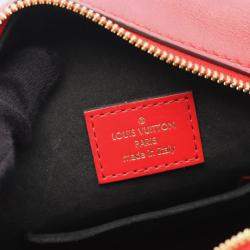 Pre Owned Louis Vuitton Boite Chapeau Souple Monogram Vernis Rouge Shoulder Bag