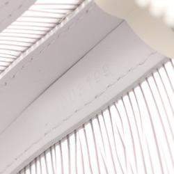 Pre Owned Louis Vuitton Soft Trunk Epi Plage White Clear Shoulder Bag