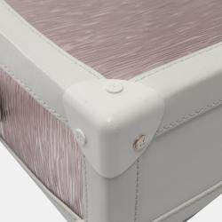 Pre Owned Louis Vuitton Soft Trunk Epi Plage White Clear Shoulder Bag