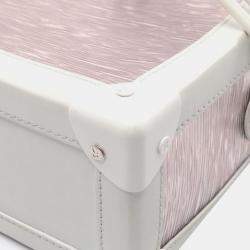 Pre Owned Louis Vuitton Soft Trunk Epi Plage White Clear Shoulder Bag