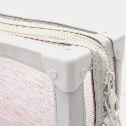 Pre Owned Louis Vuitton Soft Trunk Epi Plage White Clear Shoulder Bag