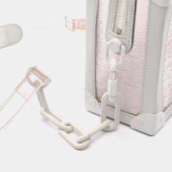 Pre Owned Louis Vuitton Soft Trunk Epi Plage White Clear Shoulder Bag