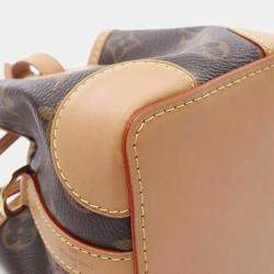 Louis Vuitton Noe Brown Monogram Canvas Drawstring Shoulder Crossbody Bag