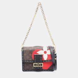 Louis Vuitton Dauphine MM Game On Monogram Canvas Chain Shoulder Bag