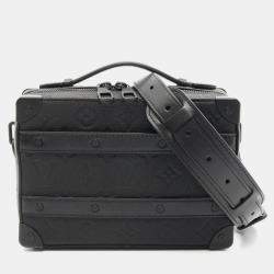 Louis Vuitton Handle Soft Trunk Monogram Taurillon Clémence Leather Crossbody Bag