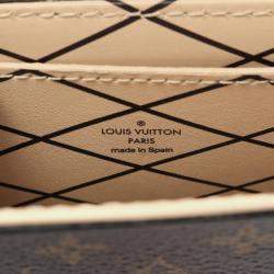 Louis Vuitton Pochette Trunk Vertical Brown Monogram Canvas Crossbody Bag