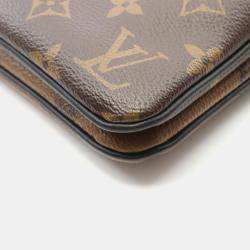 Louis Vuitton Pochette Double Zip Shoulder Bag Monogram Giant Reverse Bag