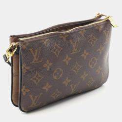 Louis Vuitton Pochette Double Zip Monogram Giant Reverse Bag