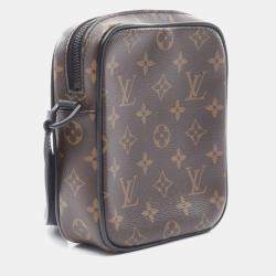 Louis Vuitton Christopher Wearable Wallet Monogram Macassar Canvas Crossbody Bag
