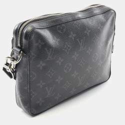 Pre Owned Louis Vuitton Trio Messenger Monogram Eclipse Canvas Black Shoulder Bag