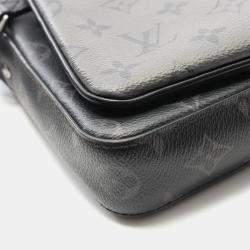 Pre Owned Louis Vuitton Trio Messenger Monogram Eclipse Canvas Black Shoulder Bag