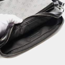 Pre Owned Louis Vuitton Trio Messenger Monogram Eclipse Canvas Black Shoulder Bag