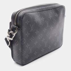 Louis Vuitton Trio Messenger Gray Monogram Eclipse Canvas Shoulder Bag