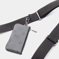 Louis Vuitton Trio Messenger Gray Monogram Eclipse Canvas Shoulder Bag