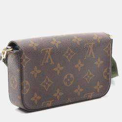 Louis Vuitton Multi Pochette Felicie Brown Monogram Canvas Crossbody Shoulder Bag